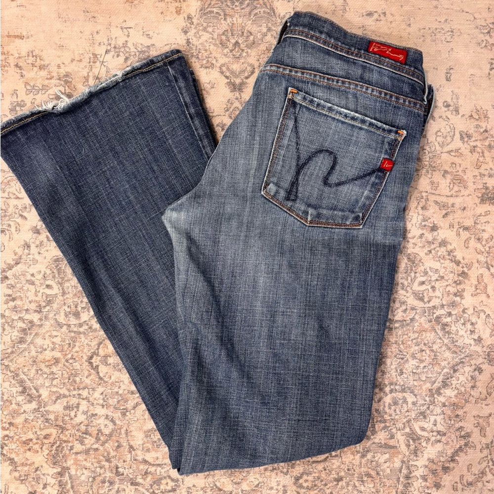 Citizens Of Humanity Vintage Medium Wash Bootcut Flare Jeans Size 30 - Picture 3 of 8